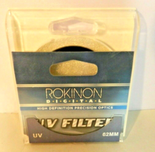 Rokinon 62mm High Definition UV Protective Filter - $9.71