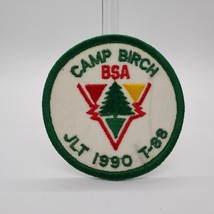 Vintage 1990 Boy Scouts BSA Camp Birch JLT T-88 3&quot; Diameter Patch - $12.75