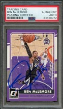 2015-16 Donruss #24 Ben McLemore Signed Card AUTO PSA Slabbed Kings - £39.53 GBP