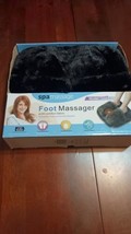Spa Massage Vibration Foot Massager With Comfort Fabric Relaxation Therapy - £6.20 GBP