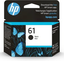 Original Hp 61 Black Ink Cartridge | Compatible With Deskjet 1000, 1010,... - $35.95