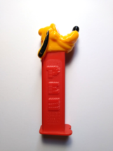 Vintage Pluto Pez Dispenser Orange Red Big Eyes Hungary Base Disney Clean - $8.09