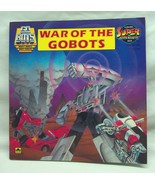 VINTAGE 1984 War of the Gobots Paperback Children&#39;s BOOK 1980&#39;s Robots - $14.85