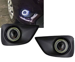 AupTech LED Angel Eyes DRL Fog Lights with H11 55W Halogen Bulbs for Toyota Yari - £129.56 GBP