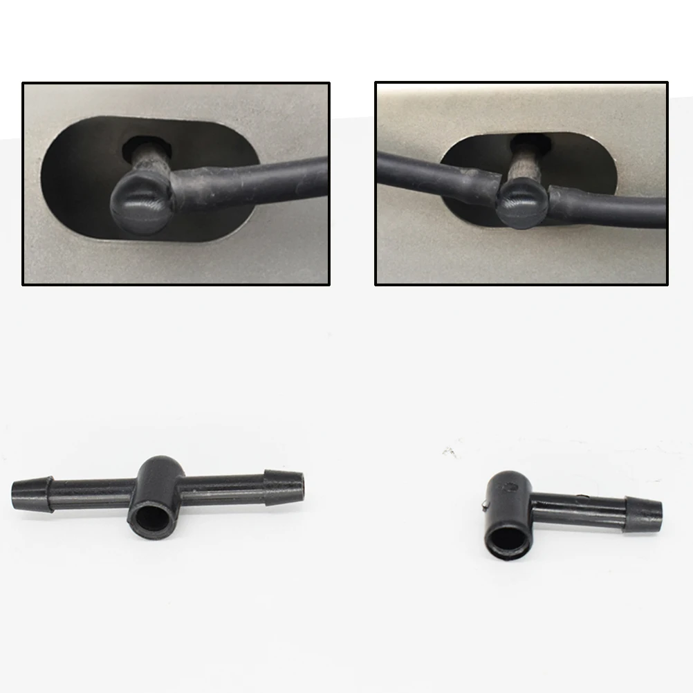 Universal Car Windscreen Wiper Water Jet Nozzle Hose Kit Connector T &amp; L Piece - £10.06 GBP