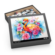 Personalised/Non-Personalised Puzzle, Flamingo, awd-211, (120, 252, 500-Piece) - £19.94 GBP+