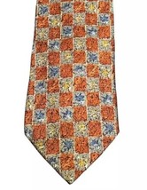 Robert Talbott Studio Mens Brown Gray Check Silk Tie Necktie 60&quot; - $11.87