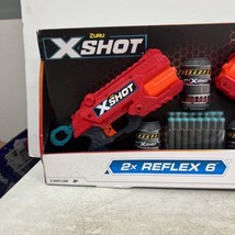 ZURU X-Shot (2x Reflex 6) Includes - 3 Cans &amp; 12Foam Darts (New) - £14.00 GBP