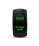 CH4x4 Rocker Switch Toyota FJ Cruiser Off-Road Lights Symbol - Green LED - £12.45 GBP