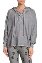 WILDFOX Womens Hoodie Long Sleeves Relaxed Grey Size XS WHB041000 - £36.65 GBP