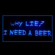 170247B I Need A Beer Deep Chat Foam-topped Mug Icy Laughter Pub LED Light Sign - £17.57 GBP