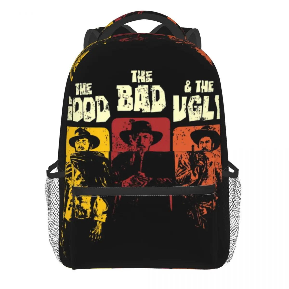 The Good The Bad The Ugly Backpack Clint East Outdoor Style Backpa Student Unise - $138.73