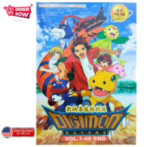 Anime Dvd Digimon Savers Complete Tv Series Dvd Box (1-48 Eps) Free Shipping - £19.56 GBP