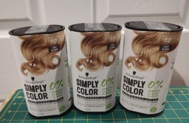 3 Packages of Schwarzkopf Simply Color 9.0 Light Blonde Permanent Hair C... - $14.52