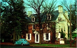 Ridgely House On The Green VW Bug Dover Delaware DE UNP Chrome Postcard A9 - £2.13 GBP