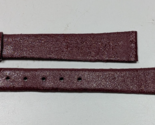 NOS Pulsar by Seiko Ladies 13mm Maroon/Burgundy Watch Bracelet Band Mode... - $14.84