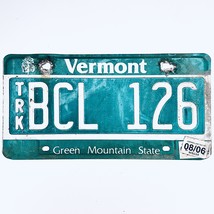 2006 United States Vermont Green Mountain Truck License Plate TRK BCL 126 - $24.55 CAD