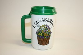 Longaberger Plastic Whirley Travel Mug Cup Made in The USA - $8.90