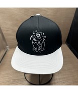 Death Rides A Black Cat Snapback Hat By Obinsun Hot Topic - £23.35 GBP