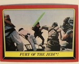 Vintage Star Wars Return of the Jedi trading card #44 Fury Of The Jedi - $1.97