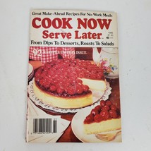 Vintage 1966 Cook Now Serve Later 92 Recipes Cooking - $8.60