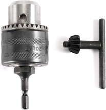 1/2&quot;(13Mm) Drill Chuck With 1/4&quot; Quick Change Hex Drive And Wrench To Drill - $690.67 MXN
