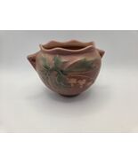 Roseville Pottery Bleeding Heart 651-3 Jardiniere Pink Arts &amp; Crafts Vas... - $98.46
