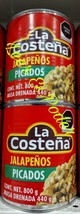 LA COSTENA JALAPENOS PICADOS / DICED JALAPENOS - 2 BIG CANS 28oz EACH FR... - $24.18