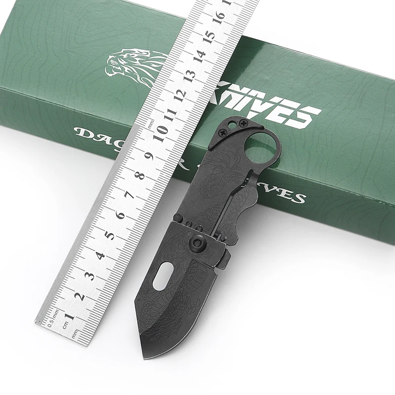Mini Folding  8Cr1ov Blade Steel Handle  Knives Pocket Tools for Self-Defense Su - £172.15 GBP