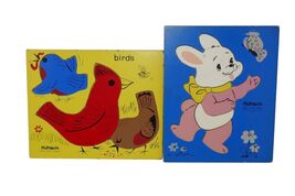 Playskool Birds Peter Rabbit Wooden Puzzles 155-19 165-2 - $12.99