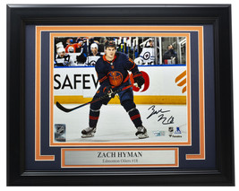 Zach Hyman Signé Encadré Edmonton Oilers 8x10 Photo Fanatiques - $125.13