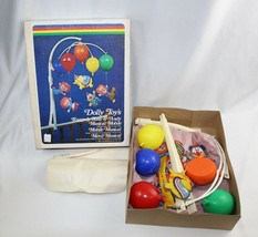 Vintage NOS Raggedy Ann &amp; Andy Baby Musical Mobile #613 Dolly Toys Original Box - £14.48 GBP