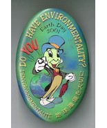 Disney Environmentality Earth Day 2001 pin back button Pinback - €21,90 EUR