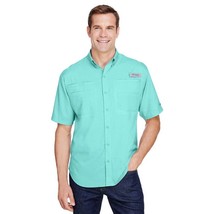 COLUMBIA TAMIAMI II MEN&#39;S SHORT SLEEVE SHIRT XL NEW FM7266-499 - £23.18 GBP