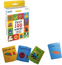 First 100 Words Matching Kids Early Learning Card Game Activities Travel Game fo - £14.87 GBP
