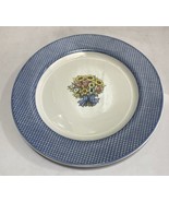 Vintage Farmhouse Blue Susan Winget 12” Chop Plate Round Platter 1996 - £13.22 GBP