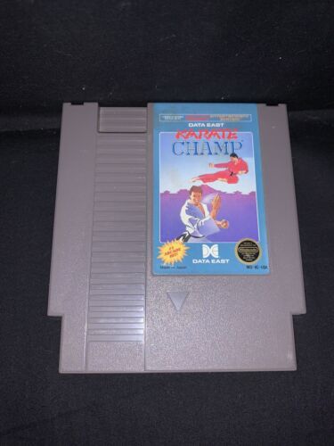 Nintendo Karate Champ Video Game Cartridge (Cleaned and Tested) Data East - £5.50 GBP