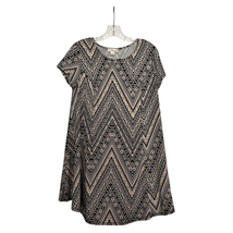 Women&#39;s Misia Short Dress Size Medium Chevron Tribal Geometric Tunic Cinch - £11.24 GBP