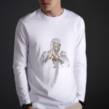 Drake Men&#39;s White Longsleeve T-Shirt - £12.01 GBP