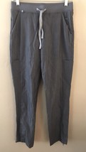 Figs Technical Collection Womens Gray Scrub Pants Drawstring Size XS  - £15.39 GBP