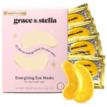 grace and stella Under Eye Mask (Gold, 24 Pairs) Reduce Dark - £28.22 GBP