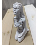 Self Love Spiritual Godess Healing Kneeling Woman Statue Figurine Sculpt... - £23.24 GBP