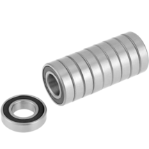 6901-2RS Rubber Sealed Deep Groove Ball Bearing, 10Pcs 12X24X6Mm Bearing Steel R - £10.16 GBP