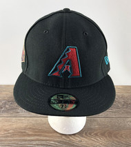 Arizona Diamondbacks Baseball Hat 20th 2018 New Era 59Fifty Black - Size 7 3/8 - £31.54 GBP