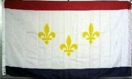 City of NEW ORLEANS FLAG, 3&#39;x5&#39; state louisiana by Big Easy - £3.90 GBP