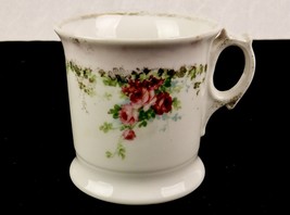 Porcelain Shaving Mug, Floral Pattern, Vintage Made in Germany, Numbered... - $14.65