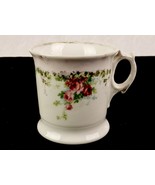 Porcelain Shaving Mug, Floral Pattern, Vintage Made in Germany, Numbered... - €12,73 EUR