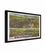 1894 Los Angeles Map  - Framed Vintage Map of Los Angeles CA  Wall Art P... - $374.89 CAD+