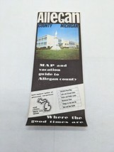 Vintage 1977 Allegan County Michigan Map Brochure - £17.51 GBP