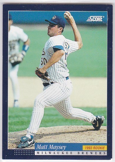 M) 1994 Score Baseball Trading Card - Matt Maysey #610 - $1.97